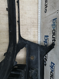 AA045603; Бампер передний; без паркт.; под омыват. (8K0 807 437 AC) для Audi A4 B8/БУ; Оригинал; Р1, Мелкий дефект; 