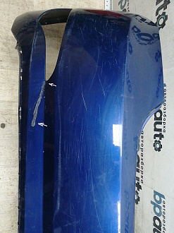 BA000138; Бампер задний; без паркт. (86611-4L500) для Hyundai Solaris I рест. Sedan (2014- 2016)/БУ; Оригинал; Р1, Мелкий дефект; 