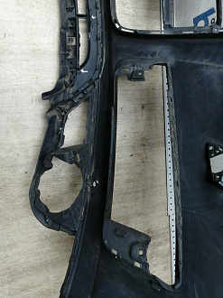 AA045517; Бампер передний; под паркт.; под омыват. (4L0 807 437 H) для Audi Q7 I рест. (2010-2015)/БУ; Оригинал; Р1, Мелкий дефект; 