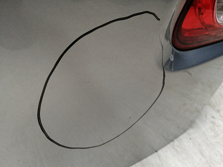 AA045349; Крышка багажника; под камер. (K0100BR0MA) для Nissan Qashqai/БУ; Оригинал; Р2, Удовлетворительное; 