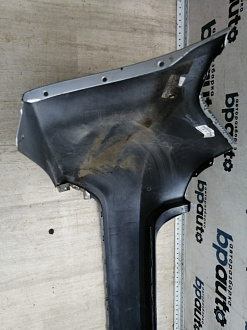 AA046119; Бампер задний; без паркт. (86611-4Y000) для Kia Rio III Sedan (2011- 2015)/БУ; Оригинал; Р1, Мелкий дефект; 