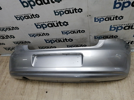 AA044590; Бампер задний; без паркт. (6R6807421BK) для Volkswagen Polo V Hatchback (2009-2013)/БУ; Оригинал; Р1, Мелкий дефект; 