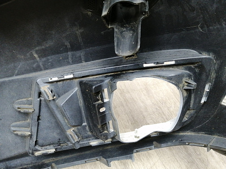 AA044677; Бампер передний, Sport-Style; без паркт.; под омыват. (5NU807221) для Volkswagen Tiguan I рест. (2011- 2016)/БУ; Оригинал; Р1, Мелкий дефект; 