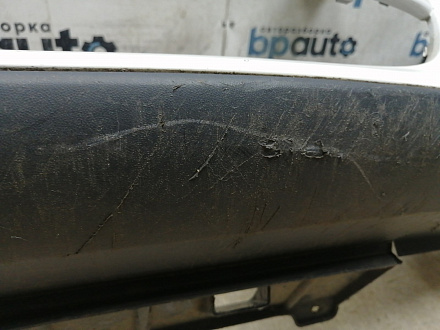 AA045474; Бампер передний, Sport-Style; без паркт.; под омыват. (5N0807221) для Volkswagen Tiguan I (2007- 2011)/БУ; Оригинал; Р1, Мелкий дефект; 