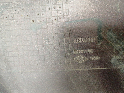 Фотография детали AA041254; Бампер задний; под паркт. (8200911893) для Renault Sandero I (2009-2014)/БУ; Оригинал; Р1, Мелкий дефект; . Фото номер 17