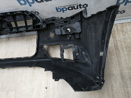 BA000166; Бампер передний; под паркт.; под омыват. (4G0 807 437) для Audi A6 C7/БУ; Оригинал; Р1, Мелкий дефект; 