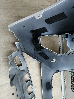 AA045929; Бампер передний; без паркт.; без омыват. (2803105XST01A) для Haval Jolion I (2021-2023)/БУ; Оригинал; Р1, Мелкий дефект; 