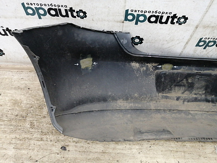 AA024813; Бампер задний; без паркт. (6R6807421BK) для Volkswagen Polo V Hatchback (2009-2013)/БУ; Оригинал; Р1, Мелкий дефект; 