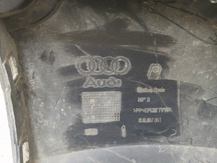 AA025450; Юбка переднего бампера (8U0 807 061) для Audi Q3 I (2011-2014)/БУ; Оригинал; Р1, Мелкий дефект; 