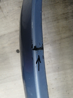 AA044986; Бампер передний; без паркт.; без омыват. (86511-2H000) для Hyundai Elantra IV (HD) (2006-2011)/БУ; Оригинал; Р1, Мелкий дефект; 