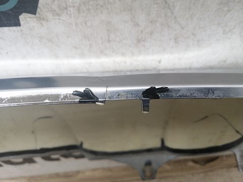 Фотография детали AA024555; Накладка заднего бампера нижняя хром (A1568850925) для Mercedes-Benz GLA-klasse (X156) (2014-2017)/БУ; Оригинал; Р1, Мелкий дефект; . Фото номер 7