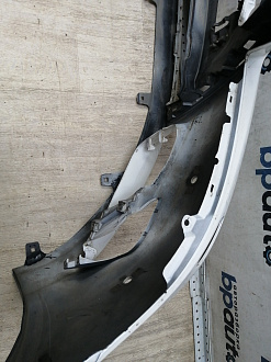 BA000272; Бампер передний; под паркт.; под омыват. (52119-50E80) для Lexus LS IV рест. 2 (2012- 2017)/БУ; Оригинал; Р1, Мелкий дефект; 