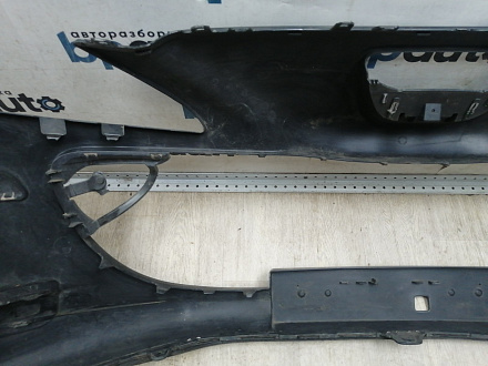 AA045936; Бампер передний; без паркт.; под омыват. (9680484677) для Peugeot 308 I (2008-2011)/БУ; Оригинал; Р2, Удовлетворительное; 