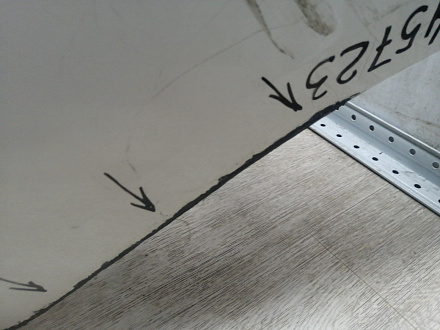 AA045723; Бампер передний; под паркт.; под омыват. (62022-4HD0H) для Infiniti Q50 (2013-2017)/БУ; Оригинал; Р2, Удовлетворительное; 