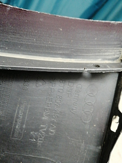 AA045633; Бампер передний; под паркт.; под омыват. (8T0 807 437 AD) для Audi A5/БУ; Оригинал; Р1, Мелкий дефект; 