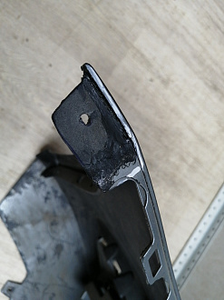 BA000165; Бампер передний; под паркт.; под омыват. (4G0 807 437) для Audi A6 C7/БУ; Оригинал; Р1, Мелкий дефект; 