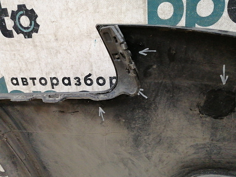 Фотография детали AA032202; Бампер передний; без паркт.; под омыват. (8K0 807 437 A) для Audi A4 B8/БУ; Оригинал; Р1, Мелкий дефект; . Фото номер 29