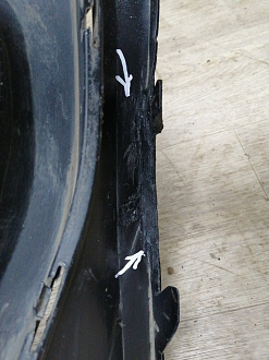 AA045374; Бампер передний; без паркт.; без омыват. (5CG807221B) для Jetta VS5 I (2020-2022)/БУ; Оригинал; Р1, Мелкий дефект; 