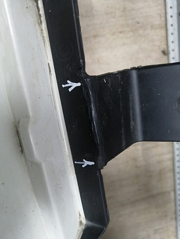 Фотография детали BA000220; Бампер передний, после 2010г; под паркт.; под омыват. (62022-1NF0H) для Infiniti G (2006-2013)/БУ; Оригинал; Р2, Удовлетворительное; . Фото номер 5