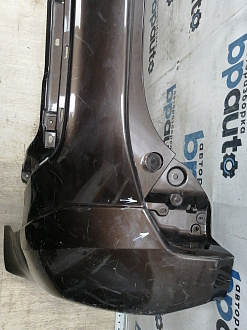 AA045379; Бампер задний; без паркт. (6410D125) для Mitsubishi Pajero Sport III (2015-2020)/БУ; Оригинал; Р1, Мелкий дефект; 