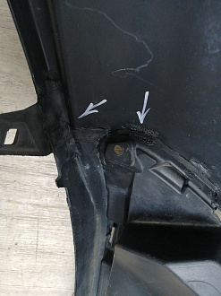 BA000268; Бампер передний; под паркт.; без омыват. (52119-33A30) для Lexus ES VI рест. (2015 - 2018)/БУ; Оригинал; Р1, Мелкий дефект; 