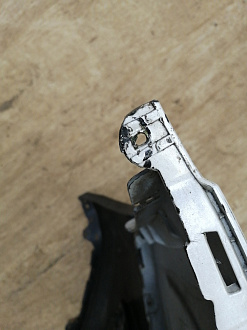 AA041648; Бампер передний; без паркт.; без омыват. (95122388) для Opel Mokka (2012 - 2015)/БУ; Оригинал; Р1, Мелкий дефект; 