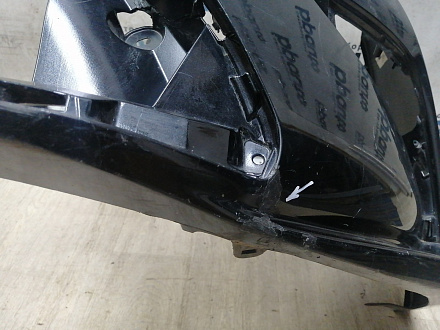 BA000268; Бампер передний; под паркт.; без омыват. (52119-33A30) для Lexus ES VI рест. (2015 - 2018)/БУ; Оригинал; Р1, Мелкий дефект; 