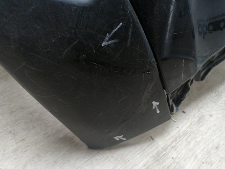 AA045949; Бампер передний; под паркт.; под омыват. (52119-0E220) для Toyota Highlander III (2014 — 2016)/БУ; Оригинал; Р1, Мелкий дефект; 