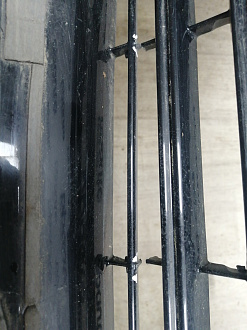 AA045787; Бампер передний; под паркт.; под омыват. (52119-06J20) для Toyota Camry 70 рест. (2021-2024)/БУ; Оригинал; Р1, Мелкий дефект; 