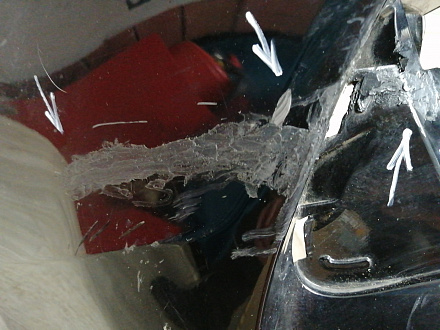 AA045630; Бампер передний; под паркт.; под омыват. (4G0 807 437) для Audi A6 C7/БУ; Оригинал; Р1, Мелкий дефект; 