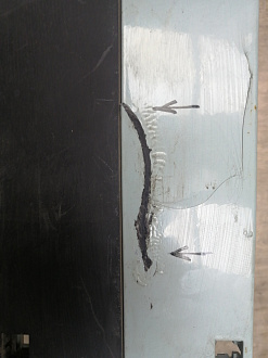 AA045824; Бампер передний; под паркт.; без омыват. (602002155AA) для Omoda C5 (2022- н.в.)/БУ; Оригинал; Р1, Мелкий дефект; 