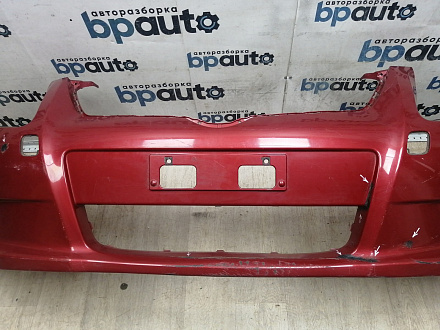 BA000181; Бампер передний; без паркт.; под омыват. (52119-05190) для Toyota Avensis/БУ; Оригинал; Р2, Удовлетворительное; 