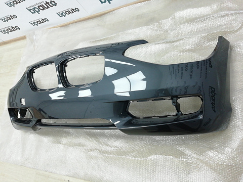 Фотография детали AA004018; Бампер передний; без паркт.; без омыват. (51117245731) для BMW 1 серия F21 F20/БУ; Оригинал; Р0, Хорошее; (A68) Темно-серый. Фото номер 3