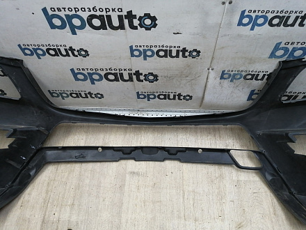 AA046104; Бампер передний, AMG; под паркт.; под омыват. (A1668803140) для Mercedes-Benz M-klasse III (W166) (2011-2015)/БУ; Оригинал; Р1, Мелкий дефект; 