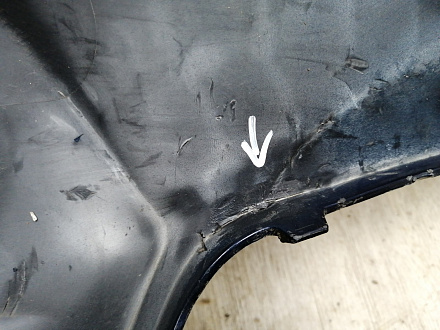 AA045426; Бампер передний, AMG; под паркт.; под омыват. (A2048807847) для Mercedes-Benz C-klasse III рест. (W204) (2011-2015)/БУ; Оригинал; Р1, Мелкий дефект; 