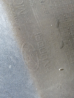 BA000141; Бампер задний; под паркт. (86611-4L500) для Hyundai Solaris I рест. Sedan (2014- 2016)/БУ; Оригинал; Р1, Мелкий дефект; 