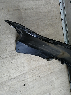 AA046120; Бампер задний; без паркт. (86611-4Y000) для Kia Rio III Sedan (2011- 2015)/БУ; Оригинал; Р1, Мелкий дефект; 