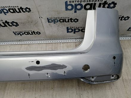 AA046227; Бампер задний; без паркт. (1T0807417K) для Volkswagen Touran II (2010-2015)/БУ; Оригинал; Р2, Удовлетворительное; 