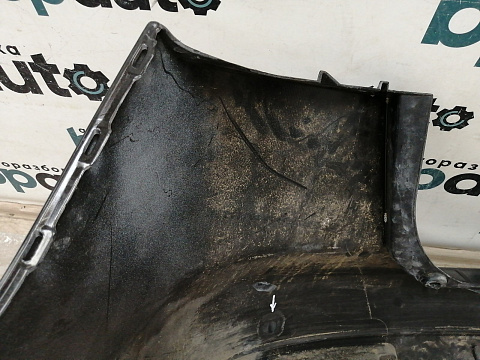 Фотография детали AA037341; Бампер задний; без паркт. (TD1150221) для Mazda CX-9 I (2006-2012)/БУ; Оригинал; Р0, Хорошее; (35N) Чёрный перламутр. Фото номер 36