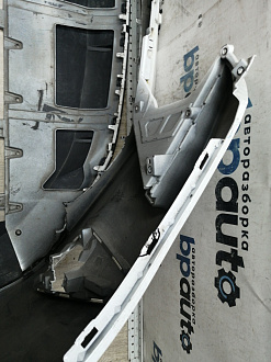 AA045918; Бампер передний; без паркт.; без омыват. (2803127XKQ11A) для Haval F7 I рест. (2022-н.в.)/БУ; Оригинал; Р1, Мелкий дефект; 