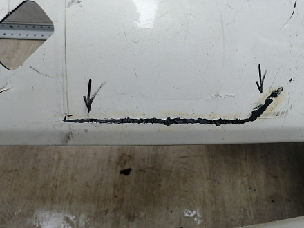 AA045730; Бампер передний; под паркт.; под омыват. (62022-1ME0H) для Infiniti/БУ; Оригинал; Р2, Удовлетворительное; 