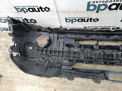 Фотография детали AA024390; Бампер передний, под ПТФ; под паркт.; под омыват. (9H22-17B971-A) для Land Rover Discovery III (2004 - 2009)/БУ; Оригинал; Р1, Мелкий дефект; . Фото номер 12