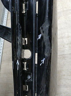 AA045702; Бампер передний; под паркт.; под омыват. (5СU807221A) для Volkswagen Jetta VI рест. (2015-2018)/БУ; Оригинал; Р2, Удовлетворительное; 