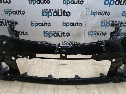 BA000120; Бампер передний; под паркт.; под омыват. (52119-06C40) для Toyota Camry/БУ; Оригинал; Р1, Мелкий дефект; 