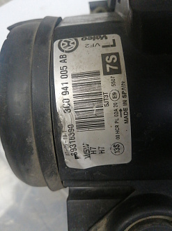 AA046039; Фара галоген левая (3C0941005 AB) для Volkswagen Passat/БУ; Оригинал; Р1, Мелкий дефект; 