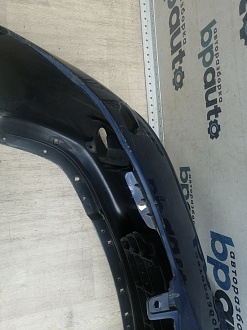 AA046011; Бампер передний; без паркт.; под омыват. (62022-BH10H) для Nissan Note I рест. (2009-2013)/БУ; Оригинал; Р1, Мелкий дефект; 