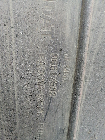 Фотография детали BA000108; Бампер задний; без паркт. (96617582) для Chevrolet Lacetti Wagon (2004-2013)/БУ; Оригинал; Р1, Мелкий дефект; . Фото номер 26