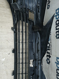 AA045787; Бампер передний; под паркт.; под омыват. (52119-06J20) для Toyota Camry 70 рест. (2021-2024)/БУ; Оригинал; Р1, Мелкий дефект; 