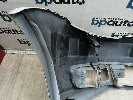 AA045692; Бампер передний; без паркт.; под омыват. (1T0 807 221 M) для Volkswagen Touran II (2010-2015)/БУ; Оригинал; Р1, Мелкий дефект; 