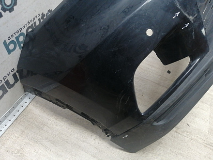 AA045951; Бампер передний; под паркт.; под омыват. (52119-0E220) для Toyota Highlander III (2014 — 2016)/БУ; Оригинал; Р1, Мелкий дефект; 